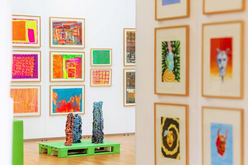 Ausstellungssaal im Kunsthaus Kannen
